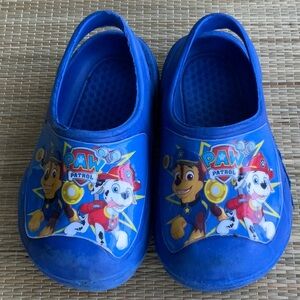 Paw Patrol Toddlers Bue Slippers Size 7/8 (2-3 Years)